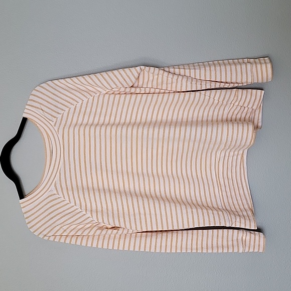 Maurices large yellow striped sweater top - Picture 1 of 6